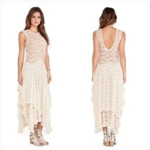 Free People Lace Dress - “French Courtship Maxi”